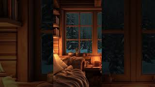 Serene Autumn Fireplace 🍁 Gentle Rain Sounds for Calm, Rest & Peaceful Study