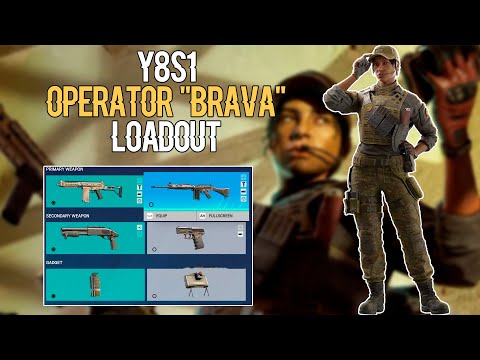 New Y8S1 Brazilian Operator BRAVA - Loadout + Bio - Gadget  - First Battlepass Image - Rainbow 6
