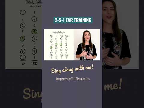 2-5-1 ear training singalong for improvisers