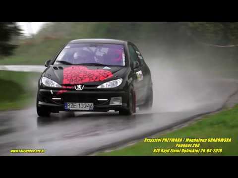 Krzysztof PRZYWARA / Magdalena GRABOWSKA - Peugeot 206 - KJS Rajd Ziemi Dębickiej 28-04-2019