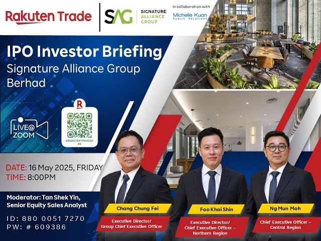 Rakuten Trade Ideas Webinar - Signature Alliance Group Berhad