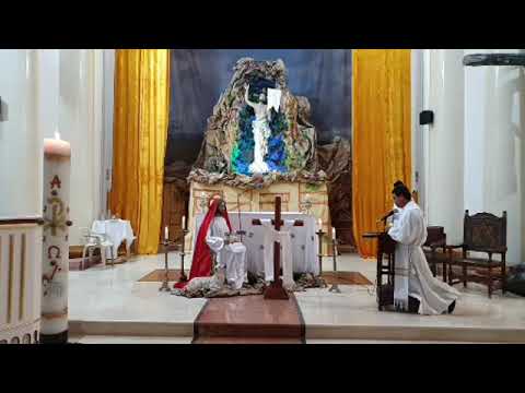 Reazando los mil Jesus en la parroquia Santa Barbara de Ituango Antioquia  3 mayo año 2020