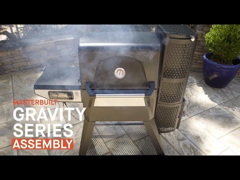 Masterbuilt Gravity Series 560 Digital Grill + Smoker Unboxing and Assembly Video