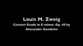 Louis Zweig Music Supplement