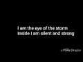 Watt White - Eye of the Storm - Lyrics