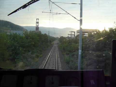 Electric locomotive BDZ 46 028 - Mirkovo - Zlatitsa Cab Ride