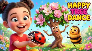 "Dance like a TREE" 🌳 🐝🌼 song | Tree, bees and ladybugs dance | Kids action songs & Nursery rhymes