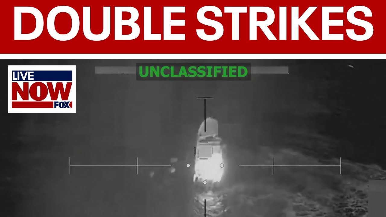 NEW VIDEO: US double drug boat strikes kills 5, 28th strike
