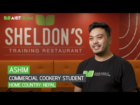 Getting to know Ashim, one of our Student of the Year Nominees 2018 - Commercial Cookery