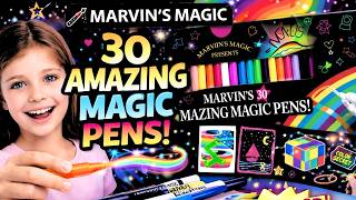 Marvin's Magic - 30 Amazing Magic Pens - Color Changing Pen Art