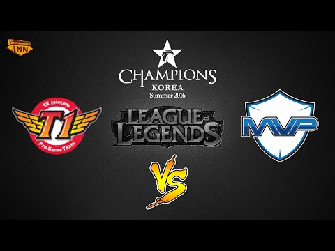 SK Telecom T1 vs. MVP | LCK Summer Split 2016 | W4D1 Game 1