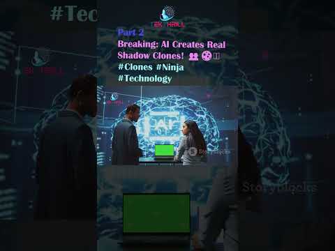 Breaking: AI Creates Real Shadow Clones! 👥🌑 #Clones #Ninja #Technology #ScienceFiction Part 2