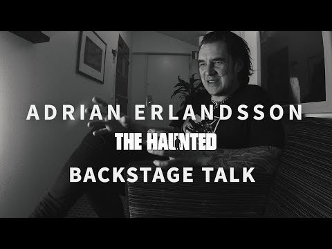 Adrian Erlandsson (The Haunted) Backstage Talk + Drumcam / Tampere, November 2017