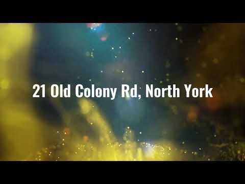21 Old Colony Rd, North York