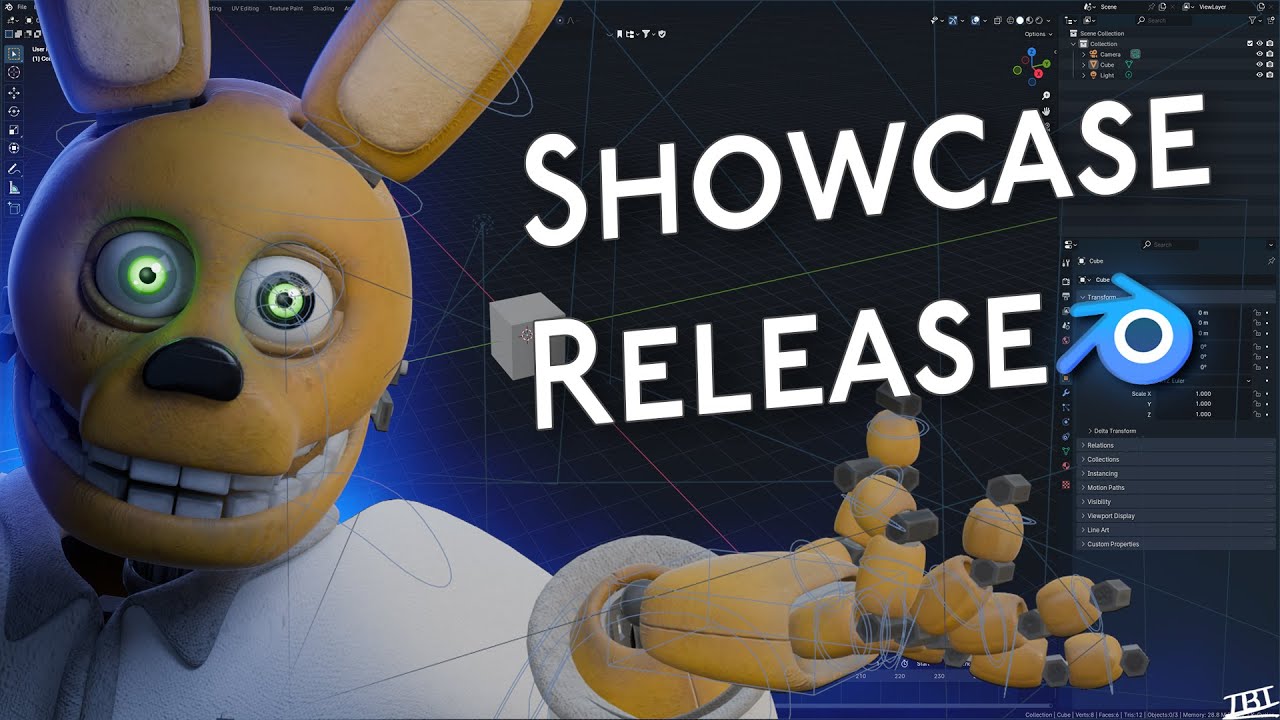 [FNAF/SCP] Doctor Springbonnie Model Release For Blender 4.0+