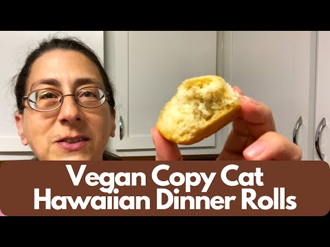 Copycat Hawaiian Rolls - Made with VEGAN ingredients
