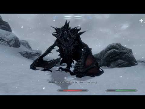 Skyrim Requiem: Khajiit 2H HA - Alduin 1