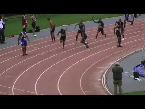 2012 Psal Season Opener 4x100m Varsity Heat 2