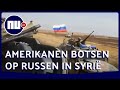 Pantserwagens Amerika en Rusland botsen met elkaar in Syrië | NU.nl