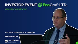 EcoGraf in Frankfurt: MD Andrew Spinks über die Fortschritte seines Graphitunternehmens