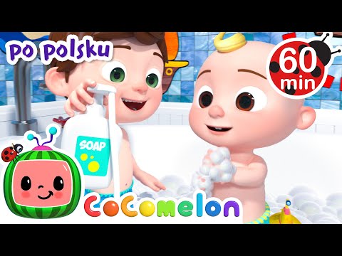 Piosenka kąpielowa | CoComelon po polsku 🍉🎶 Piosenki dla dzieci