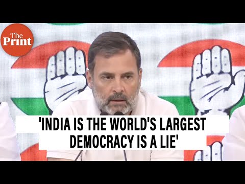 'This is not freezing of Congress party's bank accounts, this is the freezing of Indian democracy'