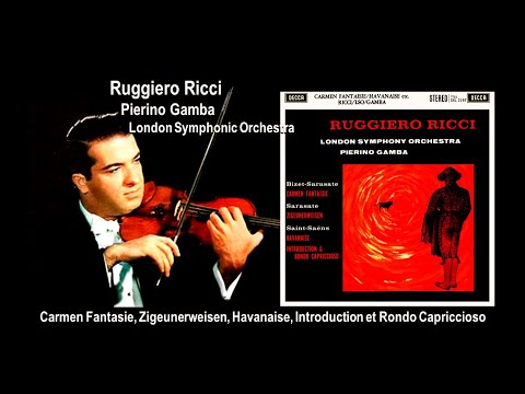 SARASATE/Bizet - SAINT-SAËNS ~ Ruggiero Ricci, London Symphonic Orchestra, Pierino Gamba