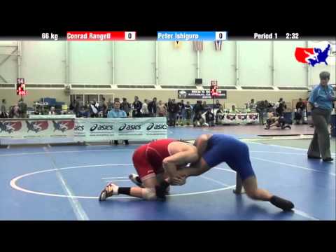 Conrad Rangell vs. Peter Ishiguro at 2013 ASICS University Nationals - FS