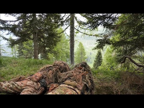 U.S. and Italian Snipers Engage Targets - Frozen Dart 22