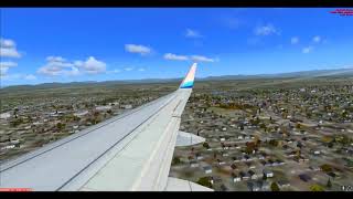 Microsoft Flight Simulator X - Landing in Seattle-Tacoma Intl Airport | 4K