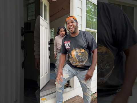 Dad meets daughter evil twin #shorts