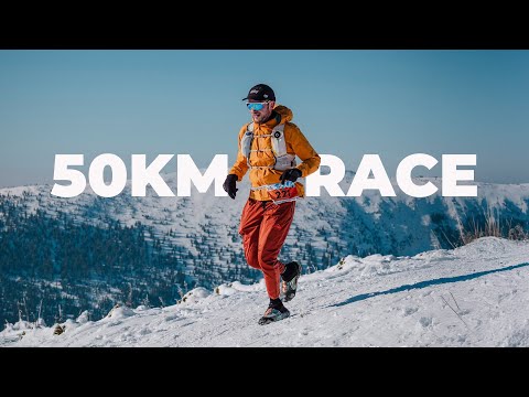 HOW I RUN 50KM WINTER ULTRA TRAIL RACE IN POLAND | TRAIL RUNNING VLOG