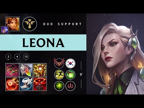 Leona Support vs Pyke - KR Grandmaster Patch 25.24