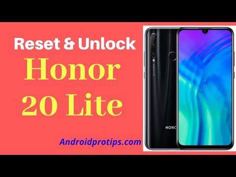 How to Reset & Unlock Honor 20 Lite