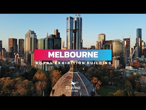 Royal Exhibition Building Melbourne - Spring Sunrise - Autel Nano+ drone 4K