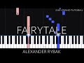 Alexander Rybak - Fairytale (Easy Piano Tutorial)