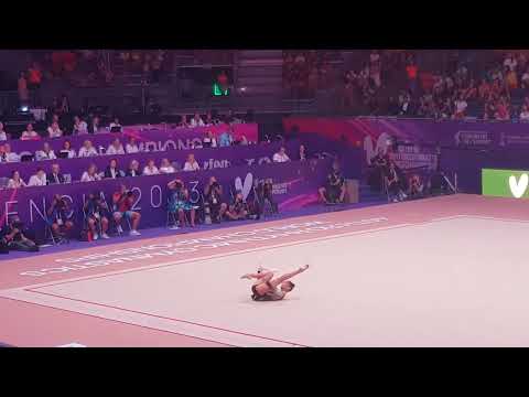 Sofia Raffaeli #clubs #RhyWorld2023 Valencia Clasificatorio