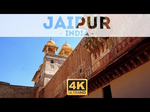 Jaipur Índia Pink City Coisas para fazer e passear em 4k