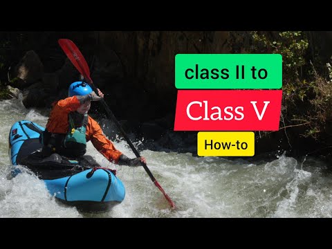 Whitewater Packrafting Progression 