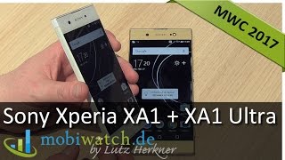 Sony Xperia XA1 + XA1 Ultra: Rank und schlank | Hands-on Test