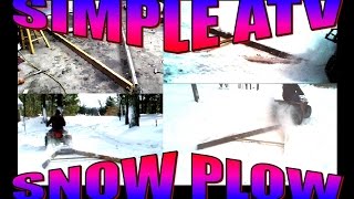 preview picture of video 'Simple ATV Snow Plow'