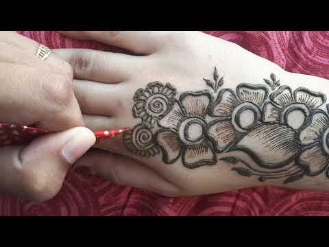 Latest Stylish perfect flowers Arabic Mehndi Design || Mehndi Designs 2020 Simple and beatiful