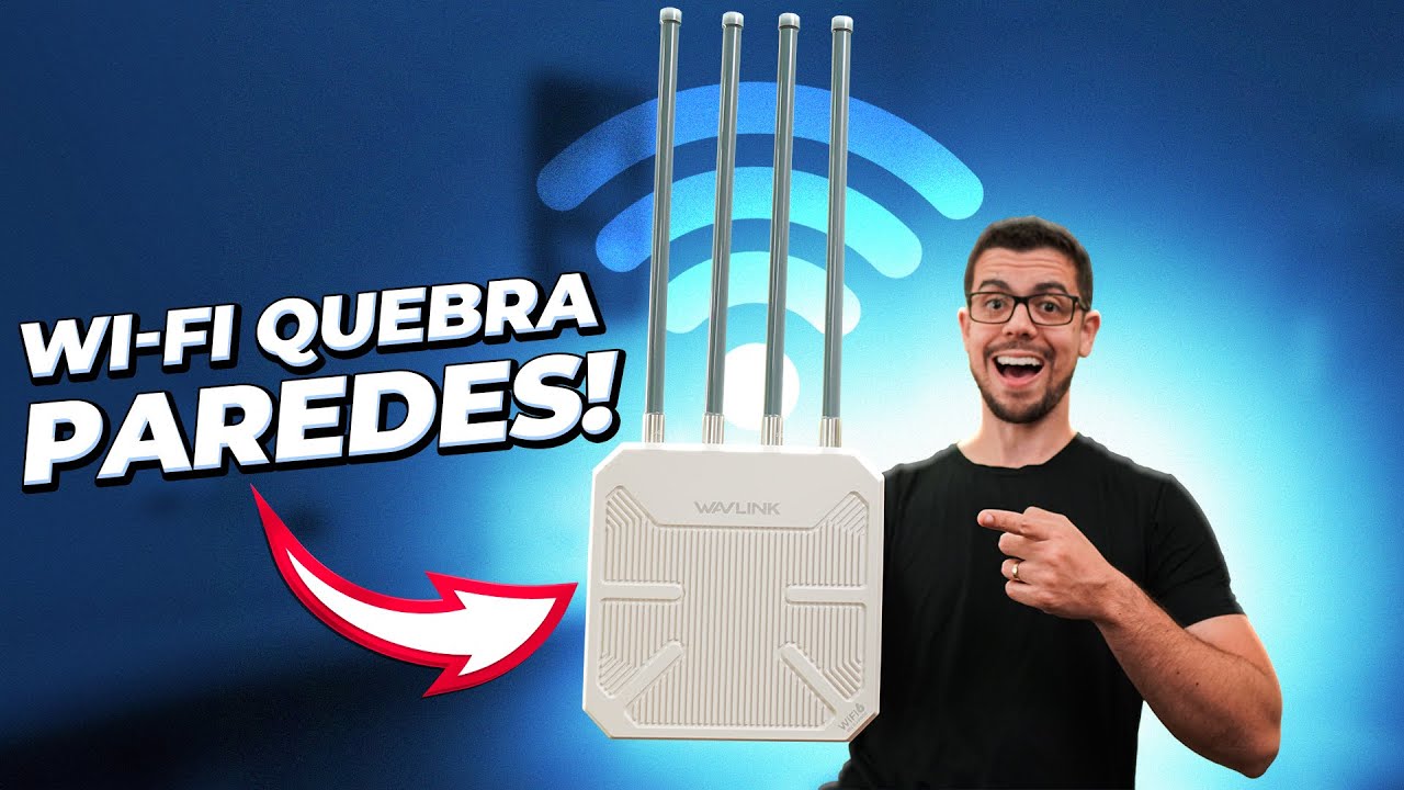 TURBINE SEU WI-FI COM ESSE ROTEADOR EXTERNO! WavLink AX1800 AERIAL HD6