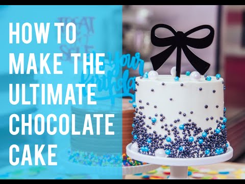 How To Make the Ultimate CHOCOLATE CAKE and DECORATE IT LIKE A PRO - Easy Steps!