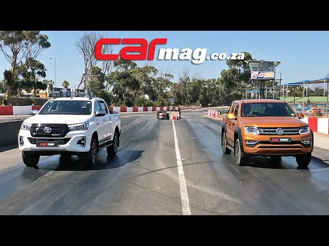DRAG RACE: Volkswagen Amarok 3,0 V6 TDI vs DTE-Tuned Toyota Hilux 2,8 GD-6