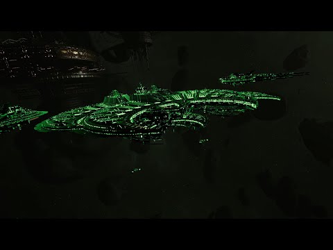 Necrons vs Craftworld Aeldari - Skalgrim Mod - Massive Battle - Battlefleet Gothic Armada 2