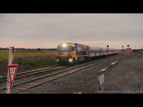 Great Southern Rail AM8 "Overland" Passenger Train (29/5/2017) - PoathTV Australian Railways