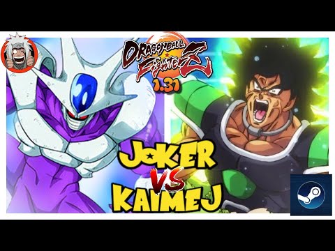 DBFZ kaimej vs Joker - (GogetaSSB, Cooler, Broly(DBS) vs (SBaby2, Broly(DBS), Beerus) ver 1.31