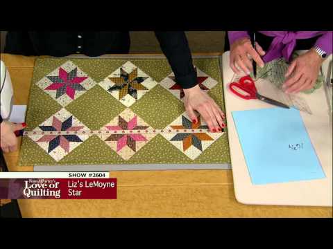 Love of Quilting Preview: LeMoyne Star Quilt & Other Star Quilt Patterns (Liz's LeMoyne Star, 2604)