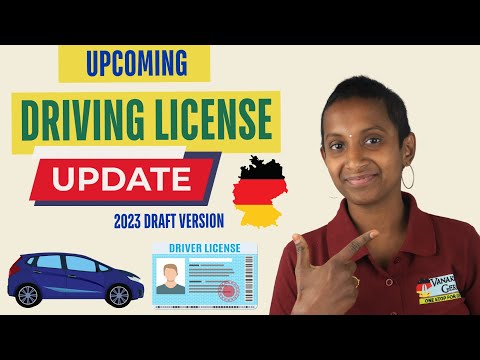 Upcoming Driving License Guidelines in Germany - Draft  version | English